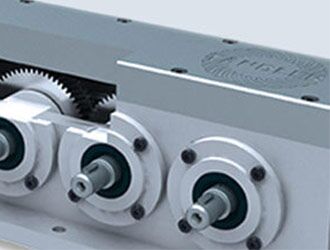 Spur gearboxes coaxial