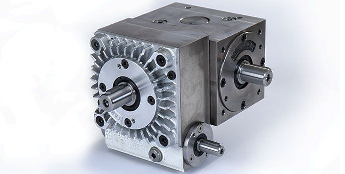 Spiral bevel gearbox with servo flange - Tandler FS2 - ATB Automation