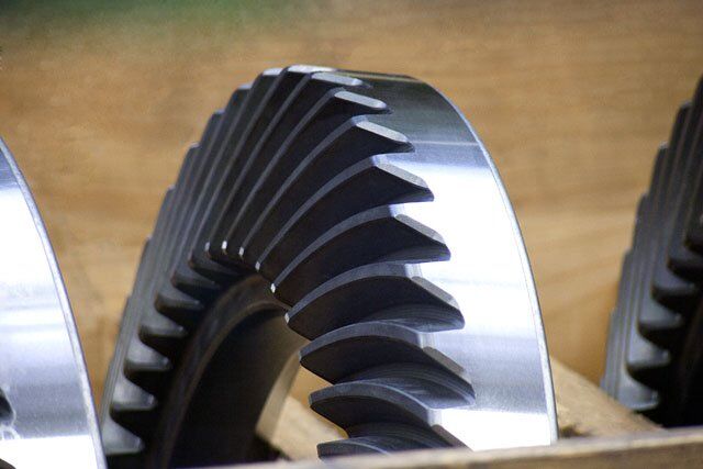 Tooth flanks after hardening