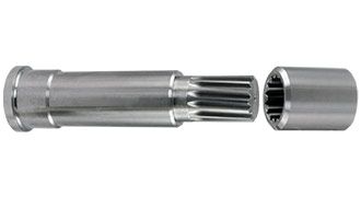 Spline shaft connection