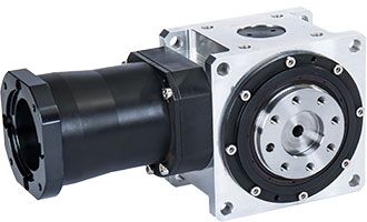 Hypoid gearbox with robot flange