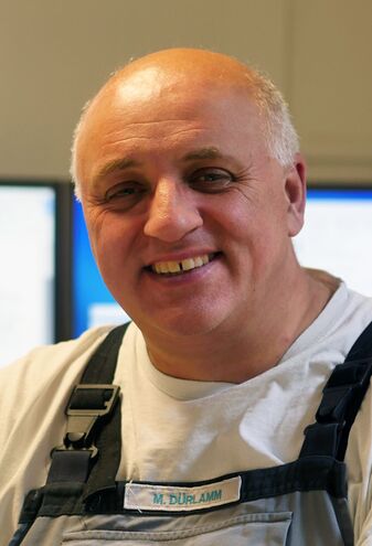 Michael Dürlamm, our master craftsman of the gearing department