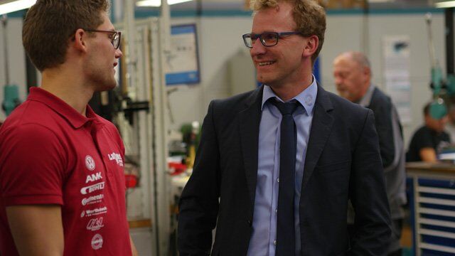 Student & Mr. Pohlmann