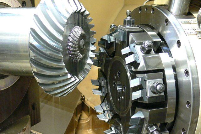 Machine and tools at a standstill