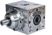 Bevel gearbox with hollow shaft