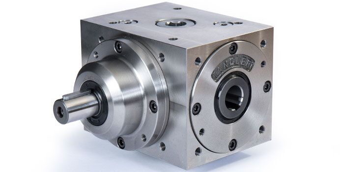 Bevel gearbox with hollow shaft HW