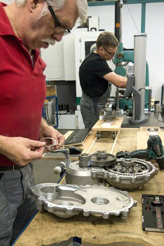 Assembly line for Streetscooter