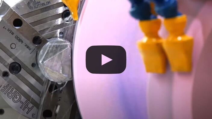 Grinding of a triangle - Video