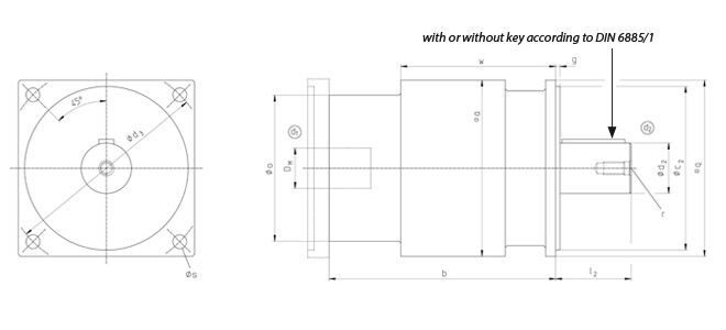 Also available with input shafts