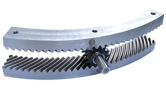 cyclo-palloid gearing segments