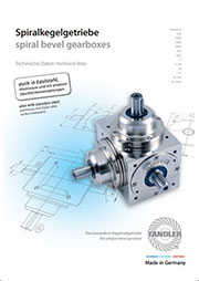 Bevel gearboxes catalogue - TANDLER