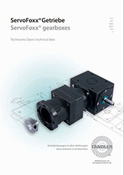 Servo gearbox catalogue TANDLER